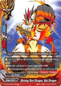 Shining Sun Dragon, Bal Dragon - Solar Strife - Future Card BuddyFight card
