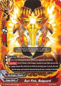 Sun Fist, Balguard - Solar Strife - Future Card BuddyFight card