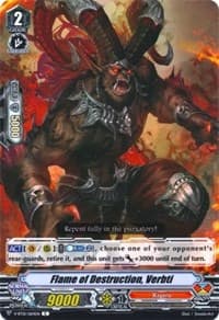 Flame of Destruction, Verbti - V-BT01: Unite! Team Q4 - Cardfight Vanguard card