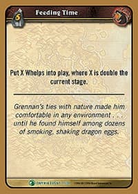 Feeding Time - Onyxia's Lair - WoW card