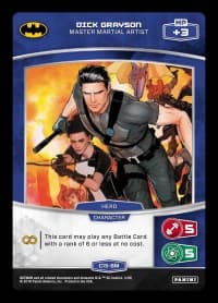 Dick Grayson - Master Martial Artist - Batman - MetaX TCG card