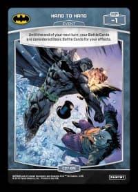 Hand to Hand - Batman - MetaX TCG card