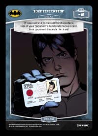 Identification - Batman - MetaX TCG card