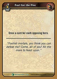 Fuel for the Fire - Onyxia's Lair - WoW card