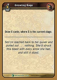 Growling Rage - Onyxia's Lair - WoW card