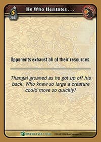 He Who Hesitates... - Onyxia's Lair - WoW card