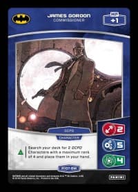 James Gordon - Commissioner - Batman - MetaX TCG card