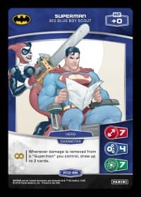 Superman - Big Blue Boy Scout - Batman - MetaX TCG card