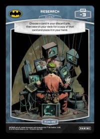 Research - Batman - MetaX TCG card