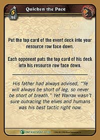 Quicken the Pace - Onyxia's Lair - WoW card