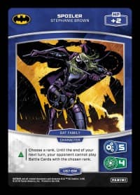 Spoiler - Stephanie Brown - Batman - MetaX TCG card