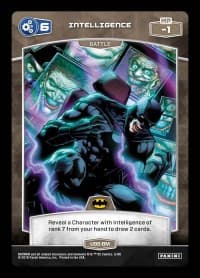 6 Intelligence (U98-BM) - Batman - MetaX TCG card
