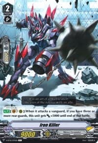 Iron Killer - V-BT01: Unite! Team Q4 - Cardfight Vanguard card