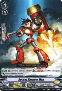 Rocket Hammer Man - V-BT01: Unite! Team Q4 - Cardfight Vanguard card