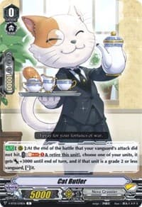 Cat Butler - V-BT01: Unite! Team Q4 - Cardfight Vanguard card
