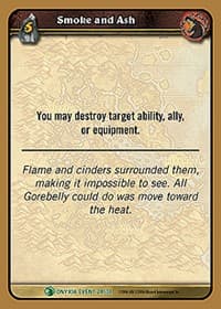 Smoke and Ash - Onyxia's Lair - WoW card