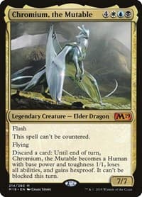 Chromium, the Mutable - Core Set 2019 - Magic: The Gathering card