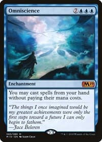 Omniscience - Core Set 2019 - Magic: The Gathering card