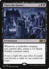 Open the Graves - Core Set 2019 - Magic: The Gathering card