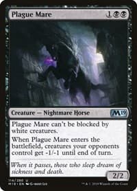 Plague Mare - Core Set 2019 - Magic: The Gathering card
