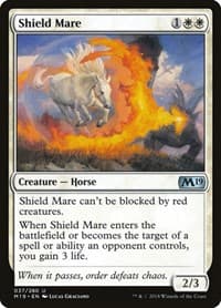 Shield Mare - Core Set 2019 - Magic: The Gathering card
