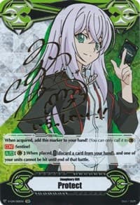 Imaginary Gift [Protect] - Misaki Tokura (Hot Stamped) - Gift Markers - Cardfight Vanguard card