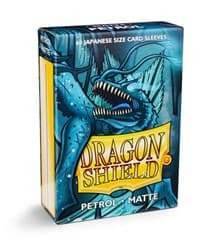 Dragon Shield Matte Japanese Sleeves - Petrol (60-Pack) - Dragon Shield Card Sleeves - Card Sleeves card