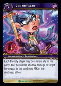 Cull the Weak - Onyxia's Lair Treasure - WoW card