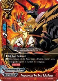 Demon Lord and Sun, Batzz & Bal Dragon - Promo Cards - Future Card BuddyFight card