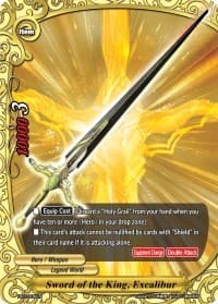 Sword of the King, Excalibur - Promo Cards - Future Card BuddyFight card