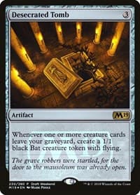 Desecrated Tomb (Draft Weekend) - Launch Party & Release Event Promos - Magic: The Gathering card