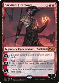 Sarkhan, Fireblood - Core Set 2019 - Magic: The Gathering card