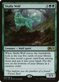 Skalla Wolf - Core Set 2019 - Magic: The Gathering card