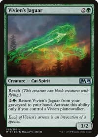 Vivien's Jaguar - Core Set 2019 - Magic: The Gathering card