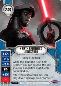 Fifth Brother's Lighsaber - Way of the Force - Star Wars: Destiny card