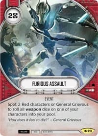 Furious Assault - Way of the Force - Star Wars: Destiny card