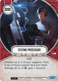 Testing Procedure - Way of the Force - Star Wars: Destiny card