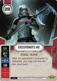 Executioner's Axe (Card Only) - Way of the Force - Star Wars: Destiny card