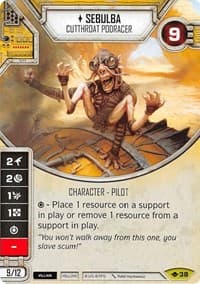 Sebulba - Cutthroat Podracer (Card Only) - Way of the Force - Star Wars: Destiny card