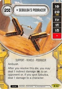 Sebulba's Podracer (Card Only) - Way of the Force - Star Wars: Destiny card