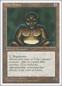 Clay Statue - Fourth Edition - Magic: The Gathering card