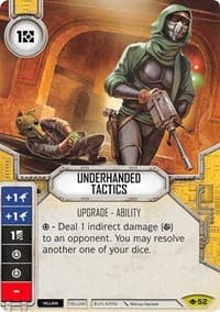 Underhanded Tactics - Way of the Force - Star Wars: Destiny card