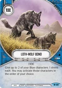 Loth-Wolf Bond - Way of the Force - Star Wars: Destiny card