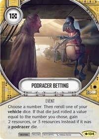Podracer Betting - Way of the Force - Star Wars: Destiny card