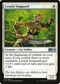 Leonin Vanguard - Core Set 2019 - Magic: The Gathering card