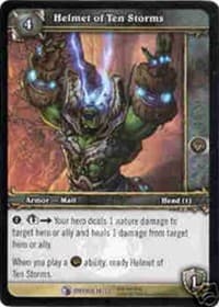 Helmet of Ten Storms - Onyxia's Lair Treasure - WoW card
