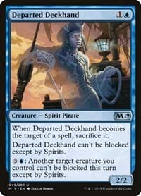 Departed Deckhand - Core Set 2019 - Magic: The Gathering card