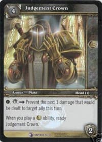 Judgement Crown - Onyxia's Lair Treasure - WoW card