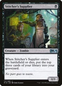 Stitcher's Supplier - Core Set 2019 - Magic: The Gathering card