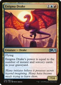 Enigma Drake - Core Set 2019 - Magic: The Gathering card